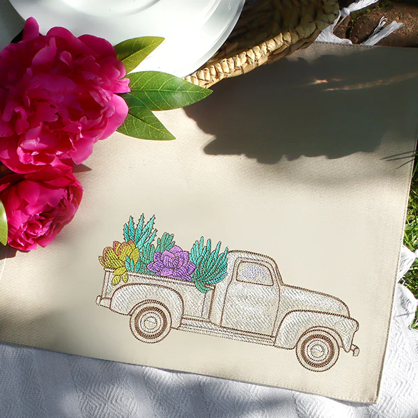 Succulent Retro Truck - Image 6