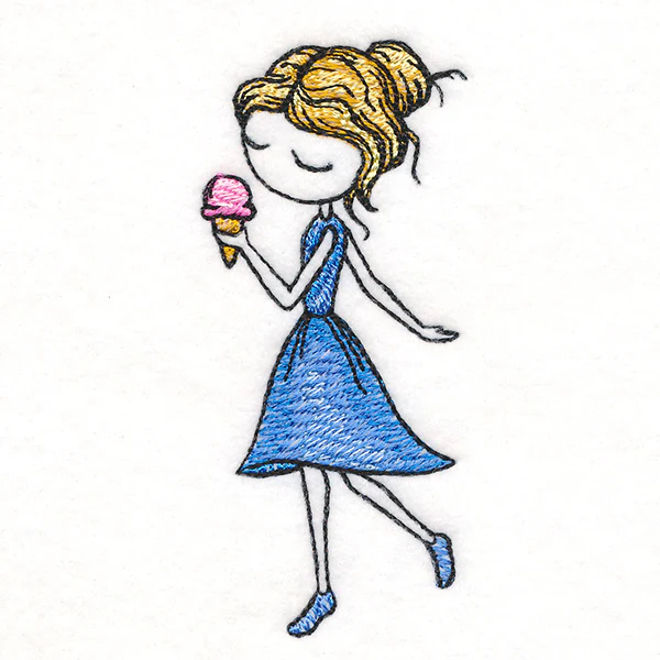Summer Breeze Beauty with Ice Cream - Image 3