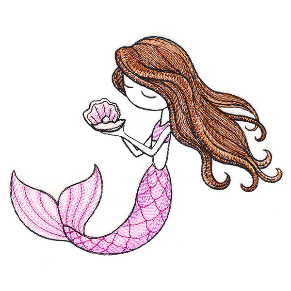 Summer Breeze Mermaid with Clam Shell - Image 2