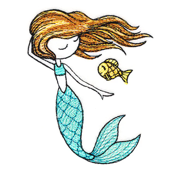 Summer Breeze Mermaid with Fish - Image 3