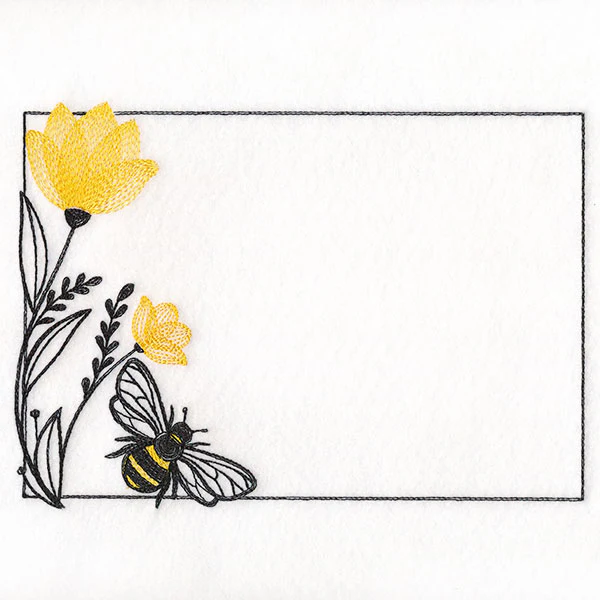 Summer Buzz Bee Quilt Label - Image 7