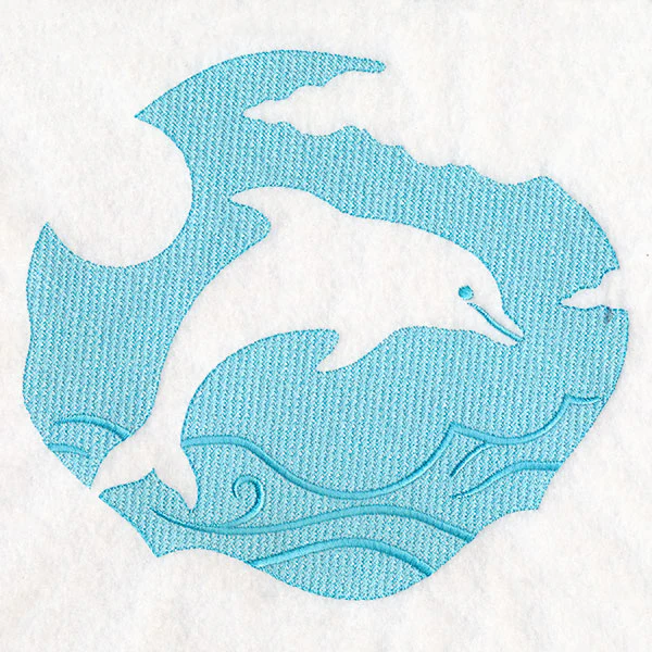 Summer Escape Dolphin (Embossed) - Image 2