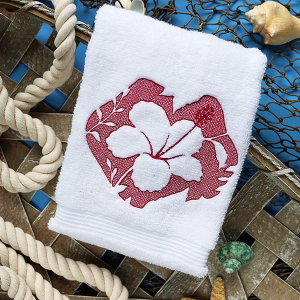 Summer Escape Hibiscus Flower (Embossed) - Image 8