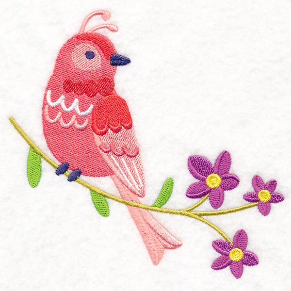 Summer Fun Bird and Flowers 2 - Image 5