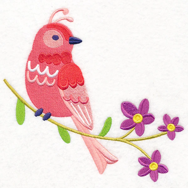 Summer Fun Bird and Flowers 2 - Image 7
