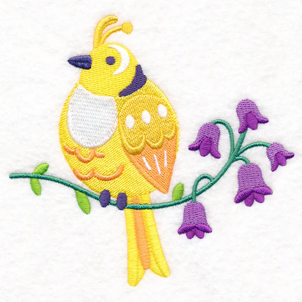 Summer Fun Bird and Flowers 3 - Image 5