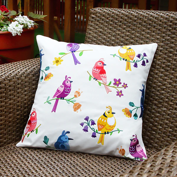 Summer Fun Bird and Flowers 4 - Image 2