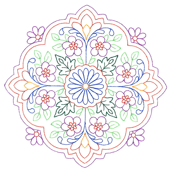Summer Garden Medallion (Vintage)