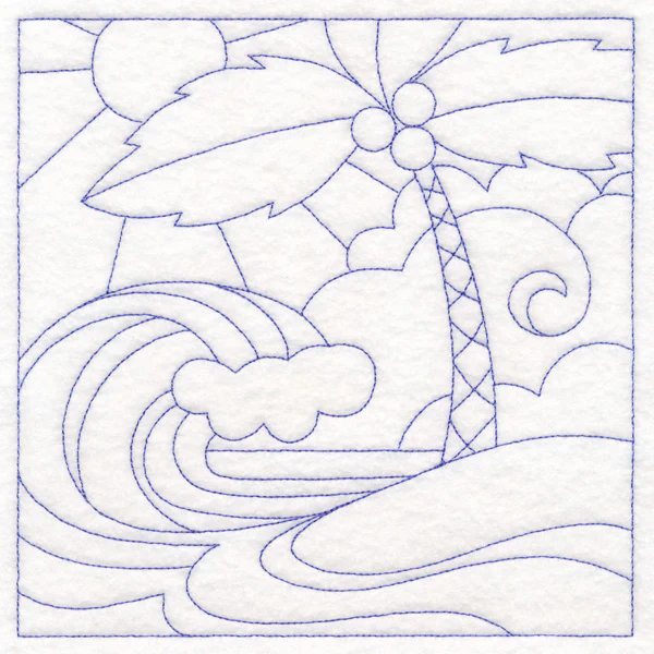 Summer Quilting - Beach (Double Run) - Image 2