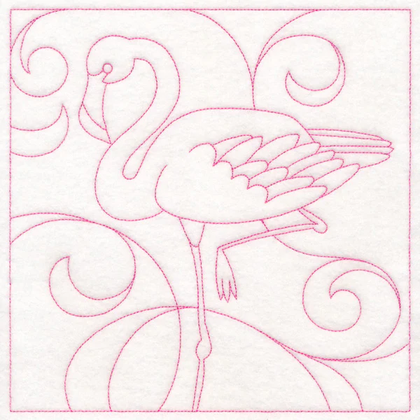 Summer Quilting - Flamingo (Double Run) - Image 6
