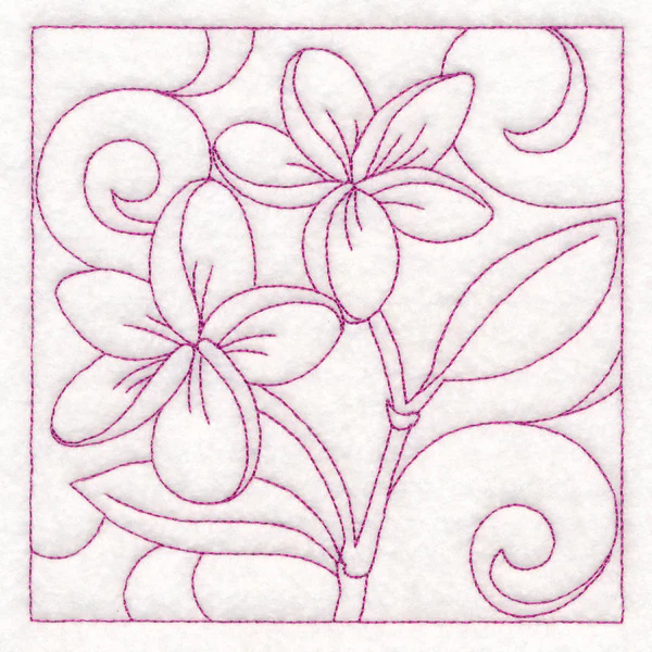 Summer Quilting - Frangipani (Double Run) - Image 4