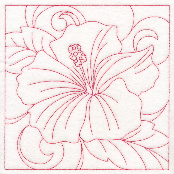 Summer Quilting - Hibiscus (Double Run)