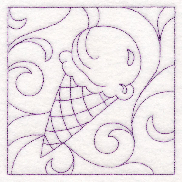 Summer Quilting - Ice Cream Cone (Double Run) - Image 4