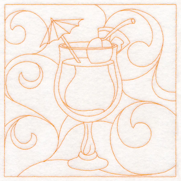 Summer Quilting - Tropical Drink (Double Run) - Image 6