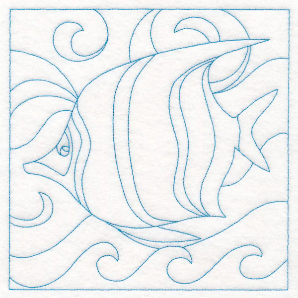 Summer Quilting - Tropical Fish (Double Run) - Image 2