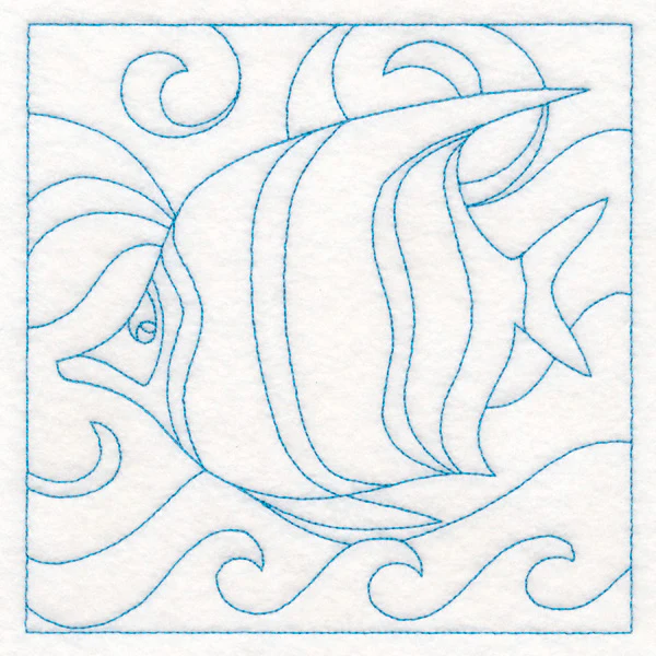 Summer Quilting - Tropical Fish (Double Run) - Image 3