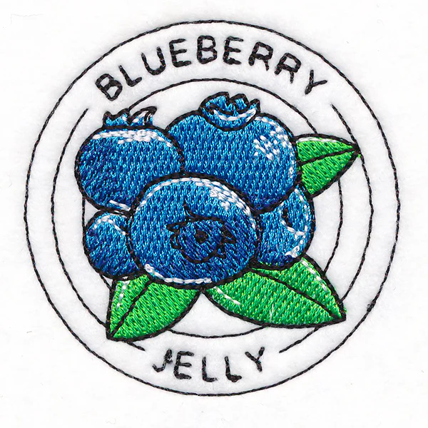 Summer Sensations Jar Topper - Blueberry Jelly