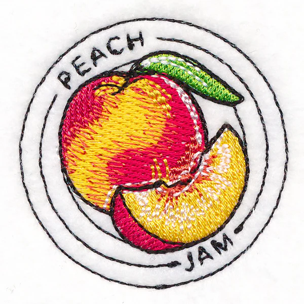 Summer Sensations Jar Topper - Peach Jam - Image 2