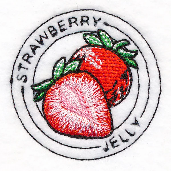 Summer Sensations Jar Topper - Strawberry Jelly - Image 2