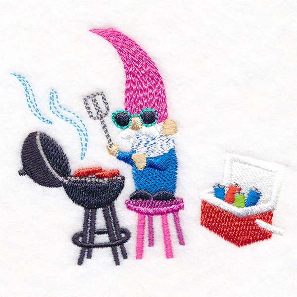 Summer Shenanigans Grilling Gnome - Image 3