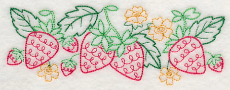 Summer Strawberry Border (Vintage) - Image 4