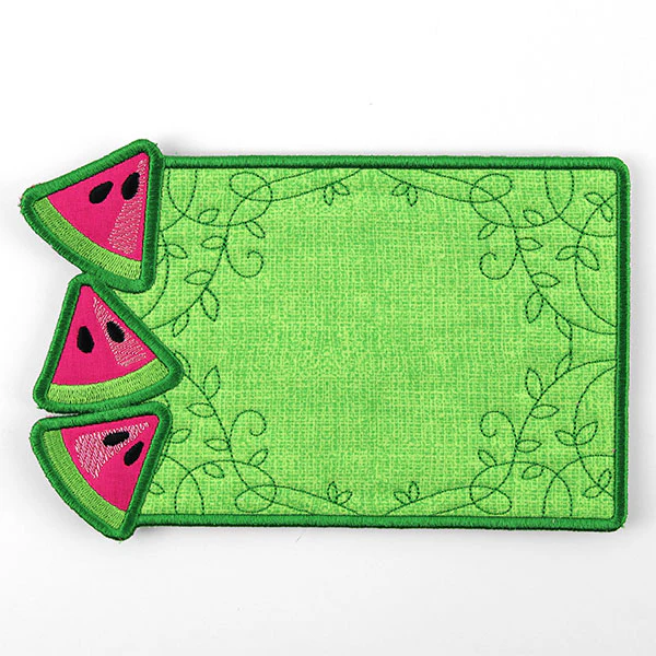 Summer Watermelon Mug Rug (In-the-Hoop) - Image 5