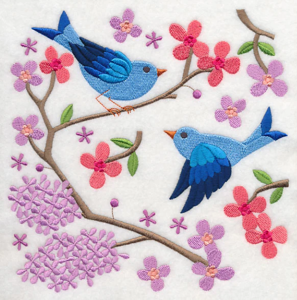 Summertime Bluebirds and Blooms 4 - Image 6