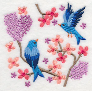 Summertime Bluebirds and Blooms 6 - Image 5