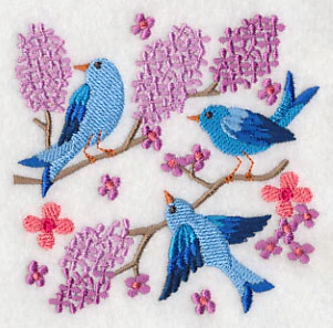 Summertime Bluebirds and Blooms 8 - Image 5