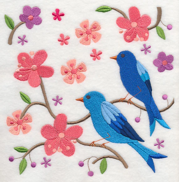 Summertime Bluebirds and Blooms 9 - Image 6