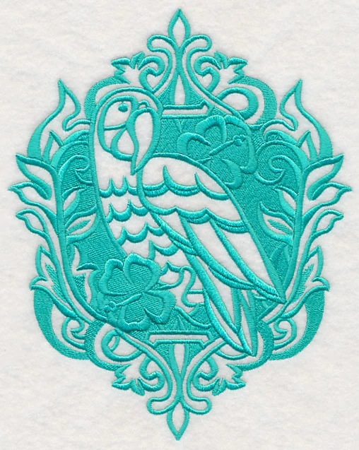 Summertime Damask Parrot