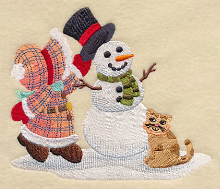 Sunbonnet Sue Builds a Snowman - Image 2