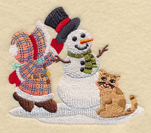 Sunbonnet Sue Builds a Snowman - Image 3