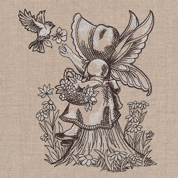 Sunbonnet Sue Fairy Garden - Image 2