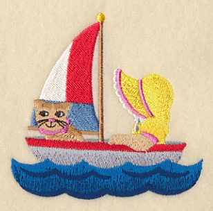 Sunbonnet Sue Sailing the Ocean Blue - Image 3