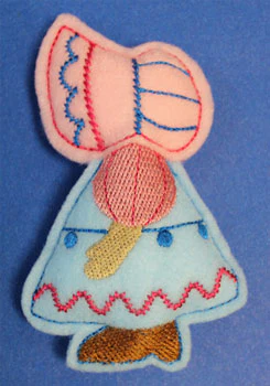 Sunbonnet Sue Stuffie (In-the-Hoop) - Image 2