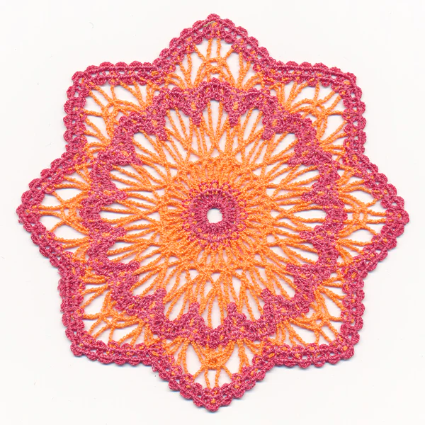 Sunburst Doily (Battenburg Lace) - Image 4