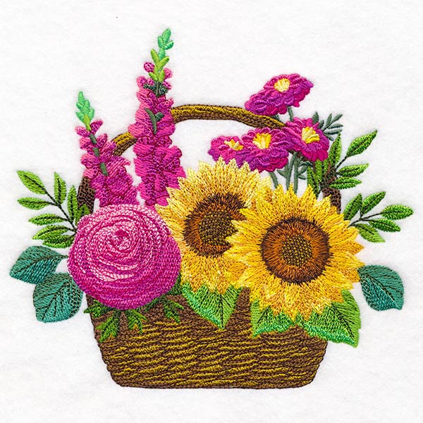 Sunflower Basket Bouquet - Image 3