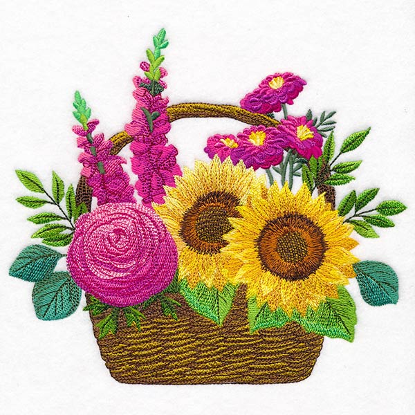 Sunflower Basket Bouquet - Image 7