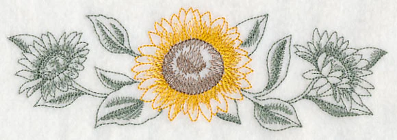 Sunflower Border (Toile) - Image 3