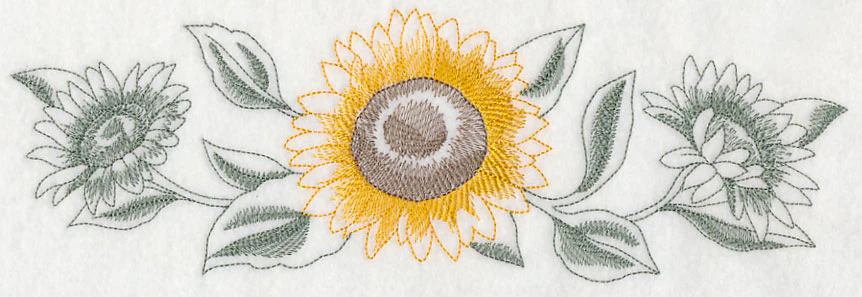 Sunflower Border (Toile) - Image 5