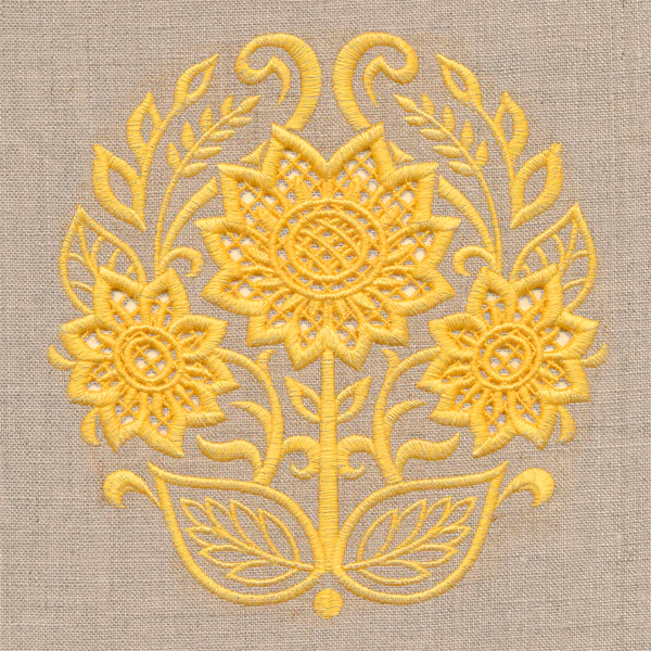 Sunflowers Feature (Cutwork) - Image 2