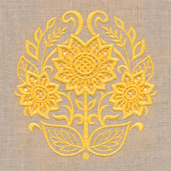 Sunflowers Feature (Cutwork) - Image 3