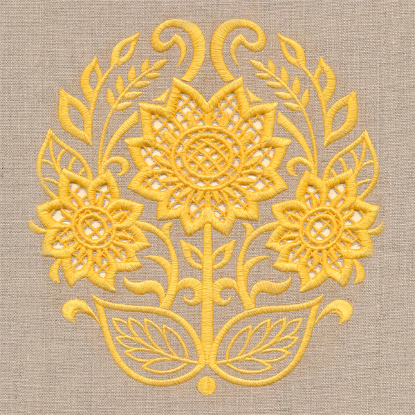 Sunflowers Feature (Cutwork) - Image 4