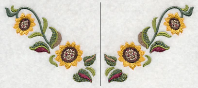 Sunflowers Neckline (V-Neck) (Split) - Image 3