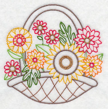 Sunny Autumn Basket (Vintage) - Image 3