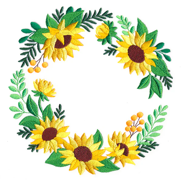 Sunny Sunflower Wreath - Image 4