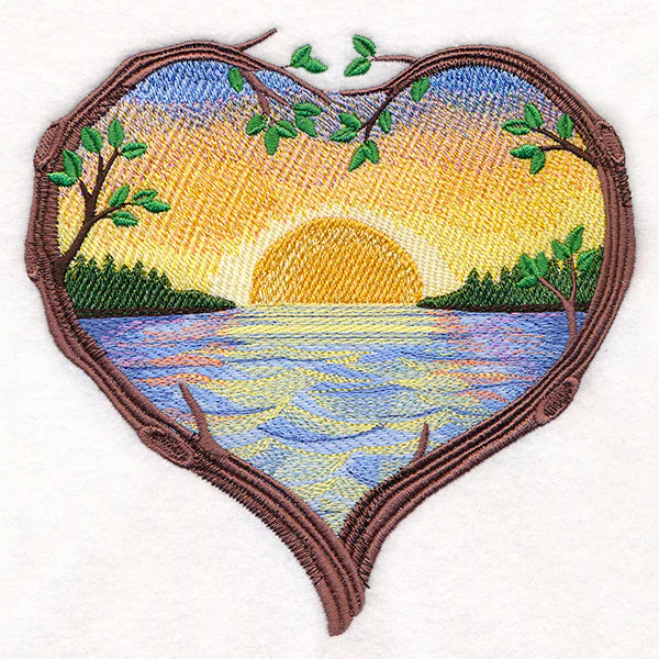 Sunset at the Lake Heart - Image 5