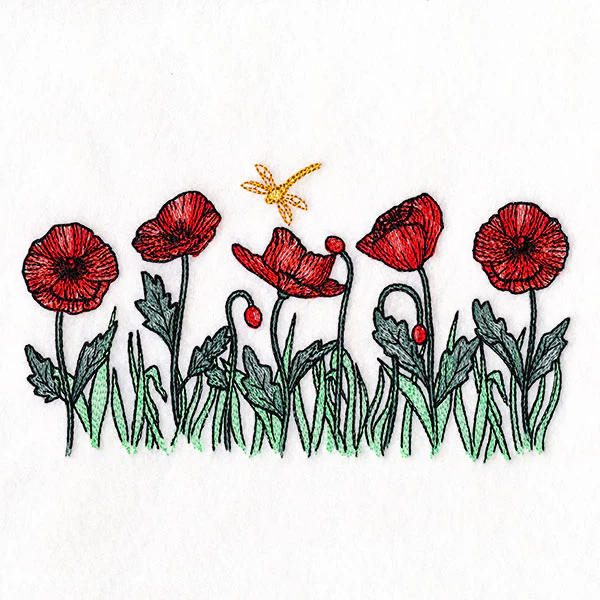 Sunshine and Poppies Border - Image 4