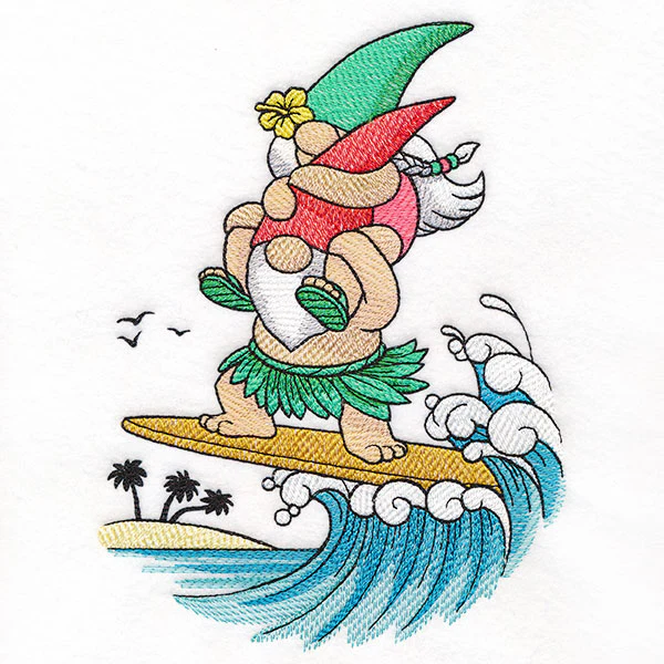 Surfing the Tropics Aloha Gnomes - Image 2
